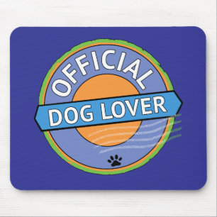 Official Dog Lover Mouse Pad