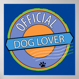 Official Dog Lover Poster