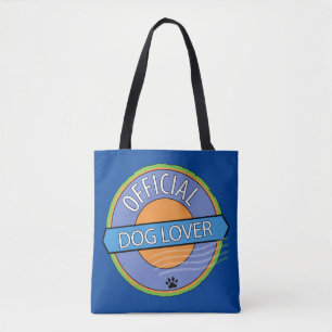 Official Dog Lover Tote Bag