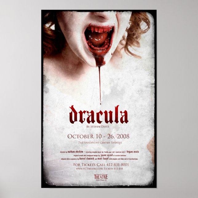 Official Dracula Poster 1 - 11x17 with Bleed (Front)
