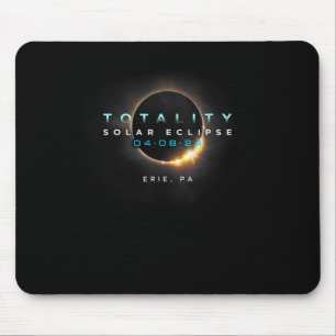 Official Eclipse Solar 2024 Erie Mouse Pad