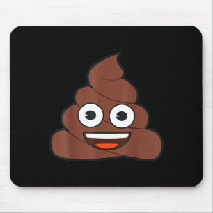 Official Emoji Poop Happy Yellow Smile Face Mouse Pad