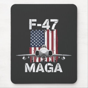 Official F47 Maga Fighter Jet F-47 Jet Fighter Air Mouse Pad