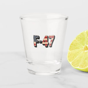Official F47 Maga Fighter Jet F-47 Jet Fighter Air Shot Glass