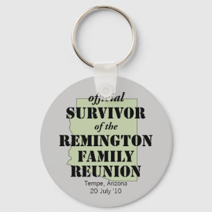 Official Family Reunion Survivor - Arizona Green Key Ring