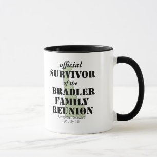 Official Family Reunion Survivor - Delaware Green Mug