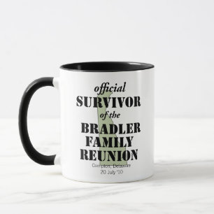Official Family Reunion Survivor - Delaware Green Mug