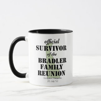 Official Family Reunion Survivor - Delaware Green Mug
