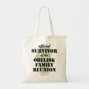Official Family Reunion Survivor - Illinois Green Tote Bag