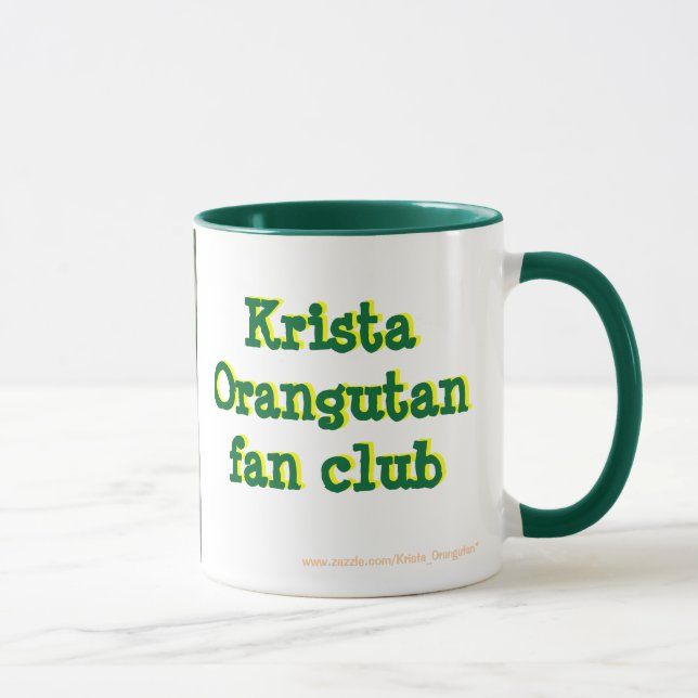 Official Fan Club Krista Orangutan Mug (Right)