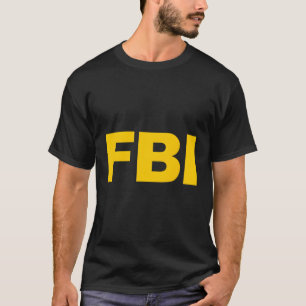 Official Federal Agent Fbi Blue Small T-Shirt