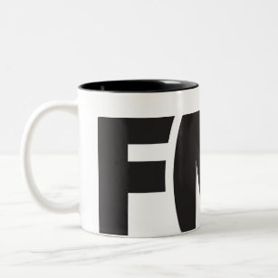 Official FML Mug: FML Logo (Black) Two-Tone Coffee Mug