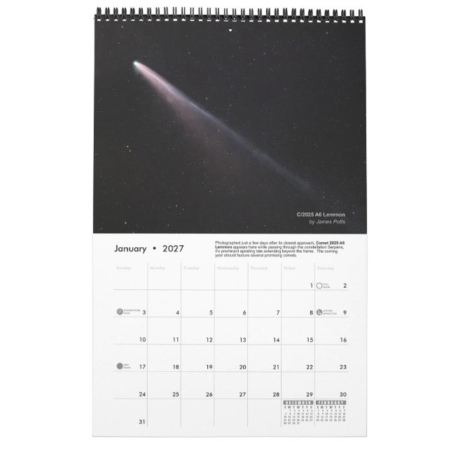 Official FWAS 2026 Member Wall Calendar - Medium (Jan 2027)