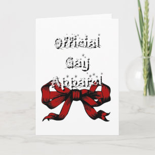 Official Gay Apparel Holiday Card
