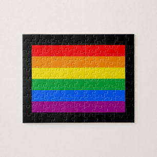 OFFICIAL GAY PRIDE FLAG JIGSAW PUZZLE