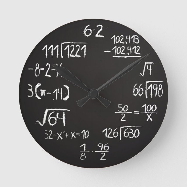 Official Geek Math Analogue Wall Clock (Front)