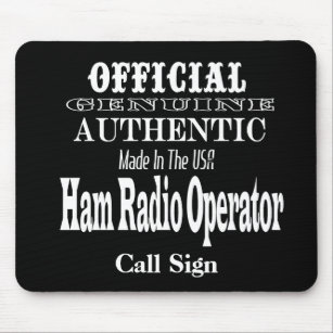 Official Genuine Made USA Ham Radio Mouse Pad
