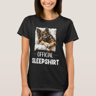 Official German Shepherd Sleepshirt Dog Lover Slee T-Shirt