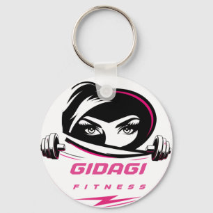 Official GIDAGI Fitness Logo Key Ring