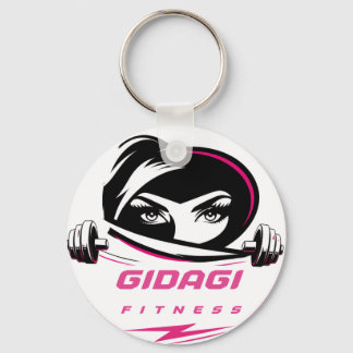 Official GIDAGI Fitness Logo Key Ring