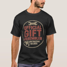 Official Gift Assembler Funny Dad Christmas Shirt