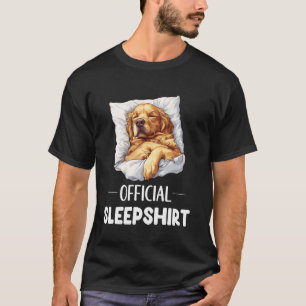 Official Golden Retriever Sleepshirt Dog Lover Sle T-Shirt