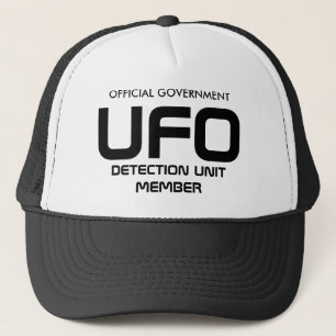 OFFICIAL GOVERNMENT, UFO, DETECTION UNIT MEMBER TRUCKER HAT