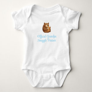 Official Grandpa Snuggle Partner, Baby Boy, Funny Bodysuit