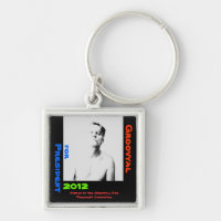 Official Groovyal For President 2012 Keychain