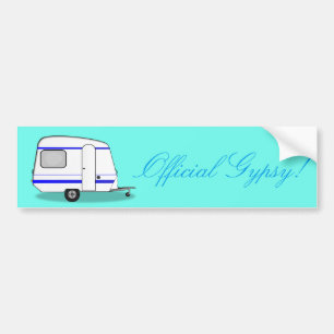 Official Gypsy! Streamlined camper trailer Bumper Sticker