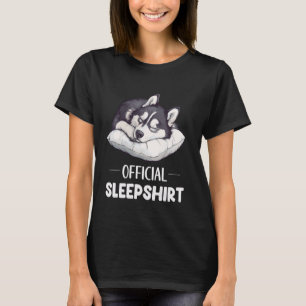 Official Husky Sleepshirt Siberian Husky Dog Lover T-Shirt