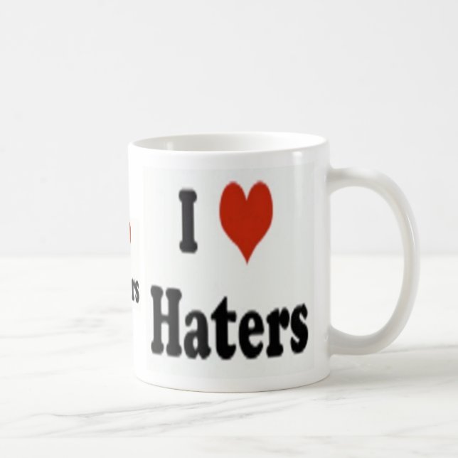 Official "I love Haters" Coffee Mug (Right)