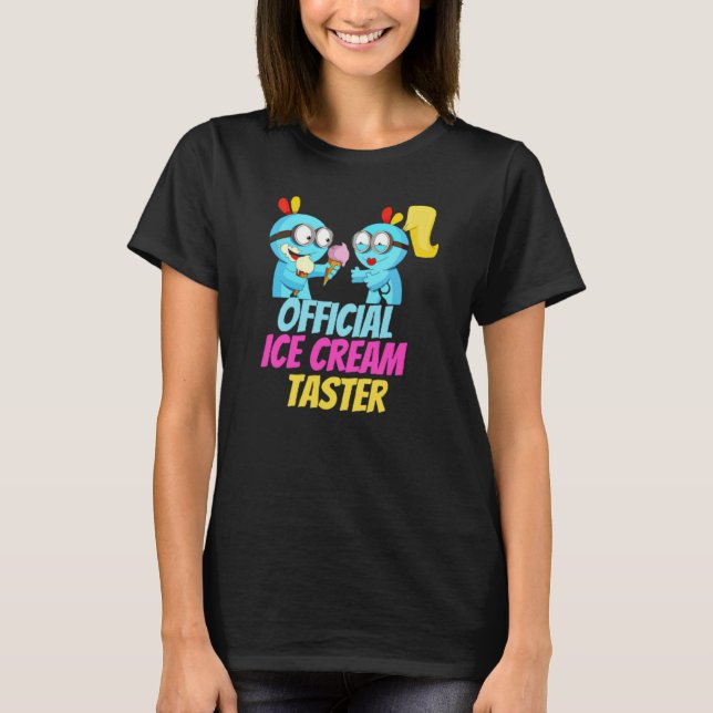 Official Ice Cream Taster T-Shirt (Front)