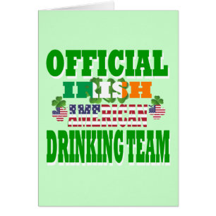 Official Irish American drinking team