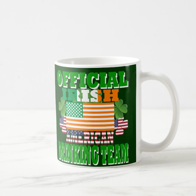 Official Irish American drinking team Coffee Mug (Right)