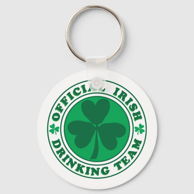 Official-Irish-Drinking-Team.2-png Key Ring (Front)