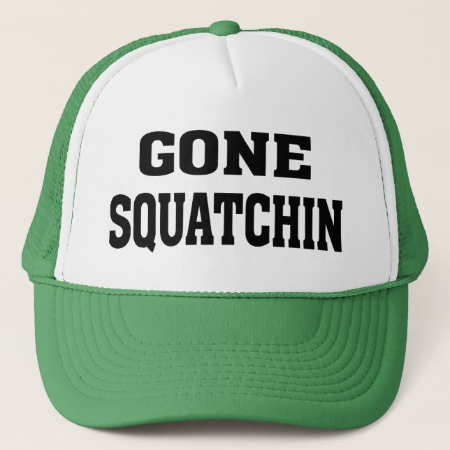 Official James Bobo Fay Gone Squatchin trucker hat (Front)