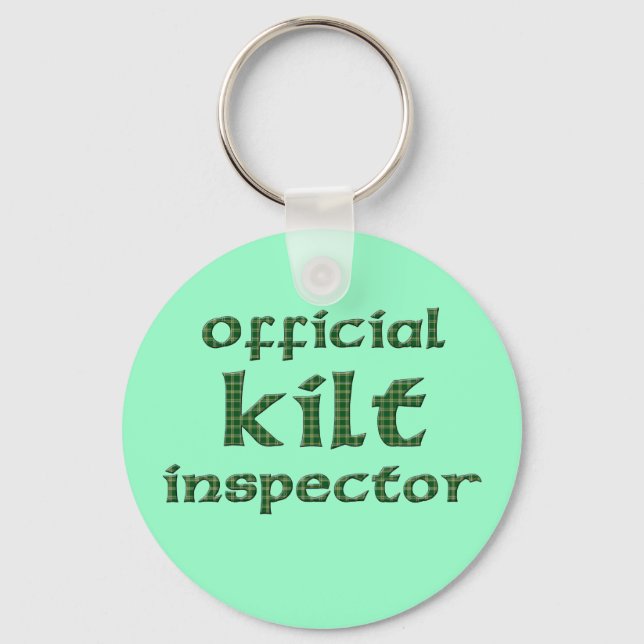 Official Kilt Inspector Key Ring (Front)