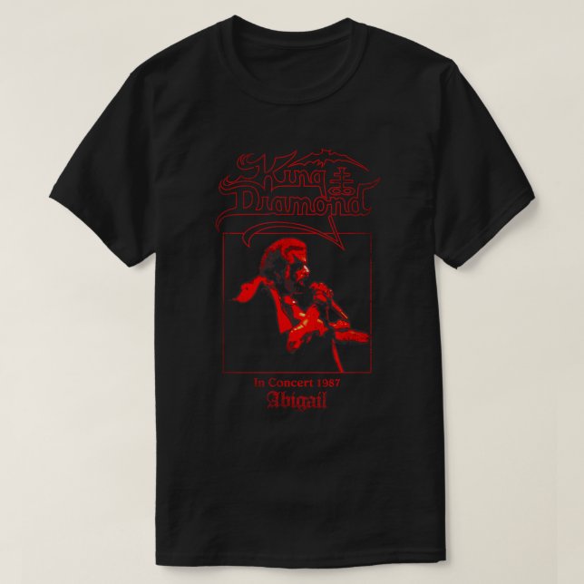 Official King Diamond Abigail In Concert T-Shirt (Design Front)