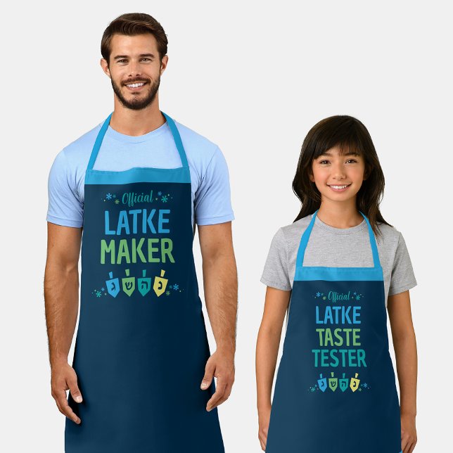 Official Latke Maker Hanukkah Apron (Creator Uploaded)