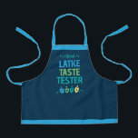 Official Latke Taste Tester Kids Hanukkah Apron<br><div class="desc">Share the joy of the holiday season with your friends and family with this Official Latke Taste Tester Kids Hanukkah Apron. This design features colorful dreidels on a navy background surrounded by confetti. Pair with other items from the Hanukkah Dreidel Party collection for a cohesive,  festive celebration.</div>