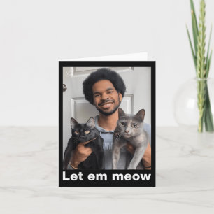Official Let Em Meow Shirt Card