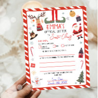 Official Letter to Santa Claus Christmas Eve Mail
