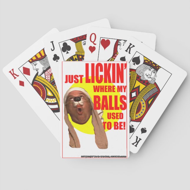 Official LFB Promo Poster on Playing Cards (Back)