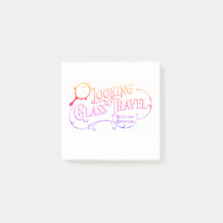 Official Looking Glass Travel Post It Notes