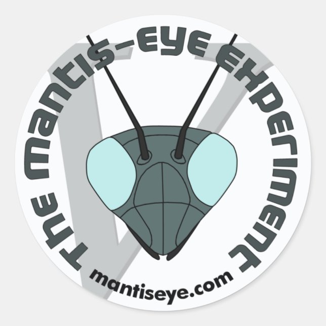 Official Mantis-Eye Experiment Stickers (Front)
