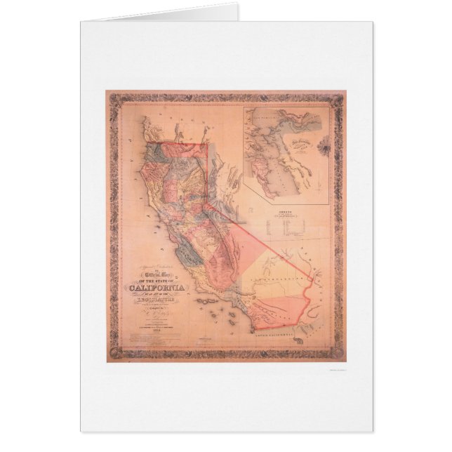 Official Map of California (Front)