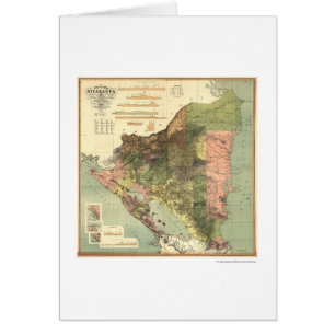 Official Map of Nicaragua 1898