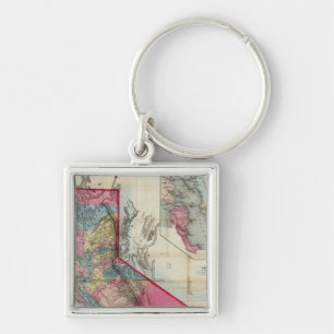 Official map of the State of California Key Ring