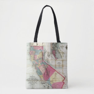 Official map of the State of California Tote Bag